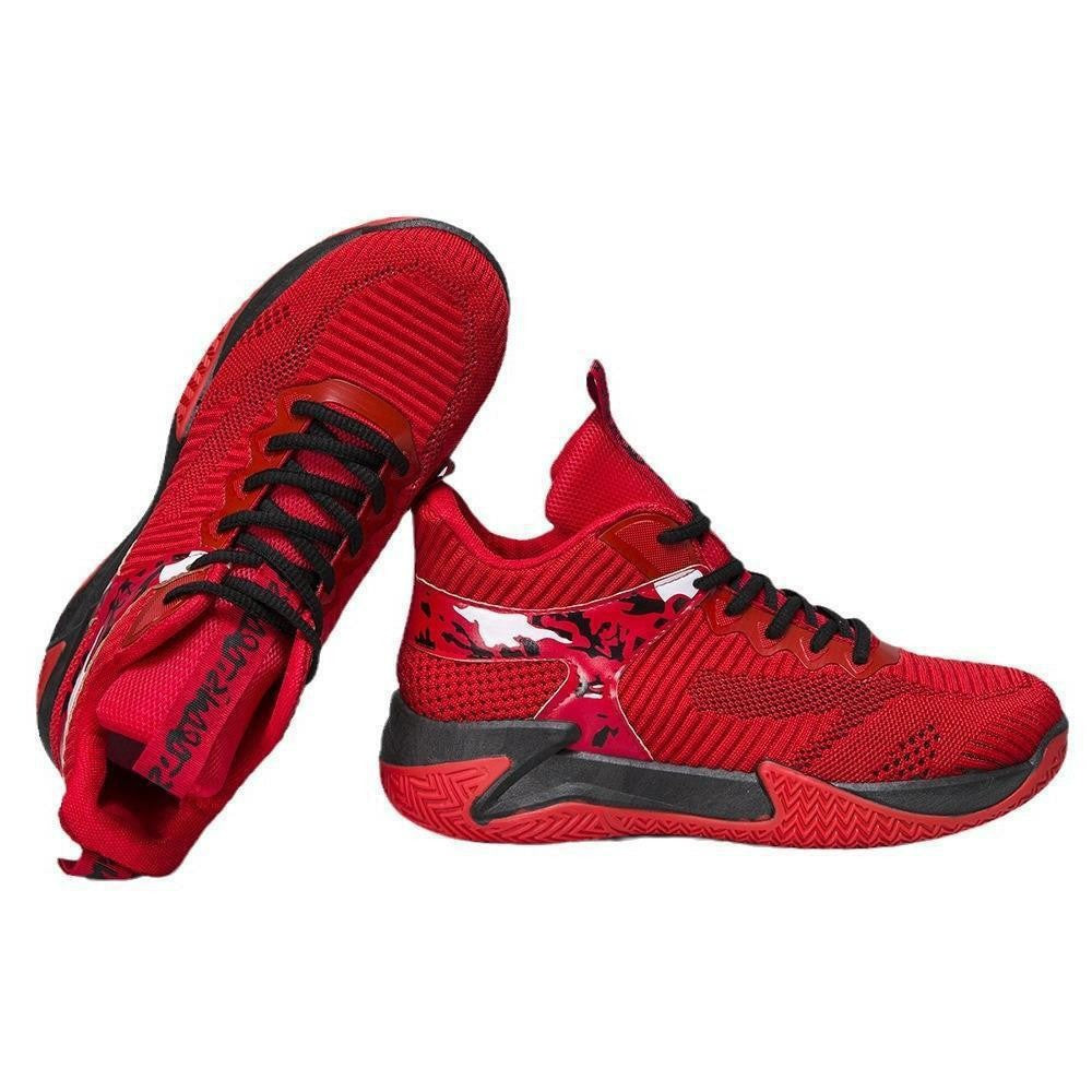 Damen Sportliche High-Performance Basketball-Sneaker mit atmungsaktiver Mesh-Oberfläche und dämpfender Sohle EB