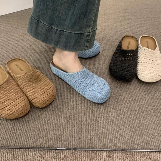 Damen Hausschuhe aus hochwertigem Textil mit rutschfester Sohle und ergonomischem Design EB