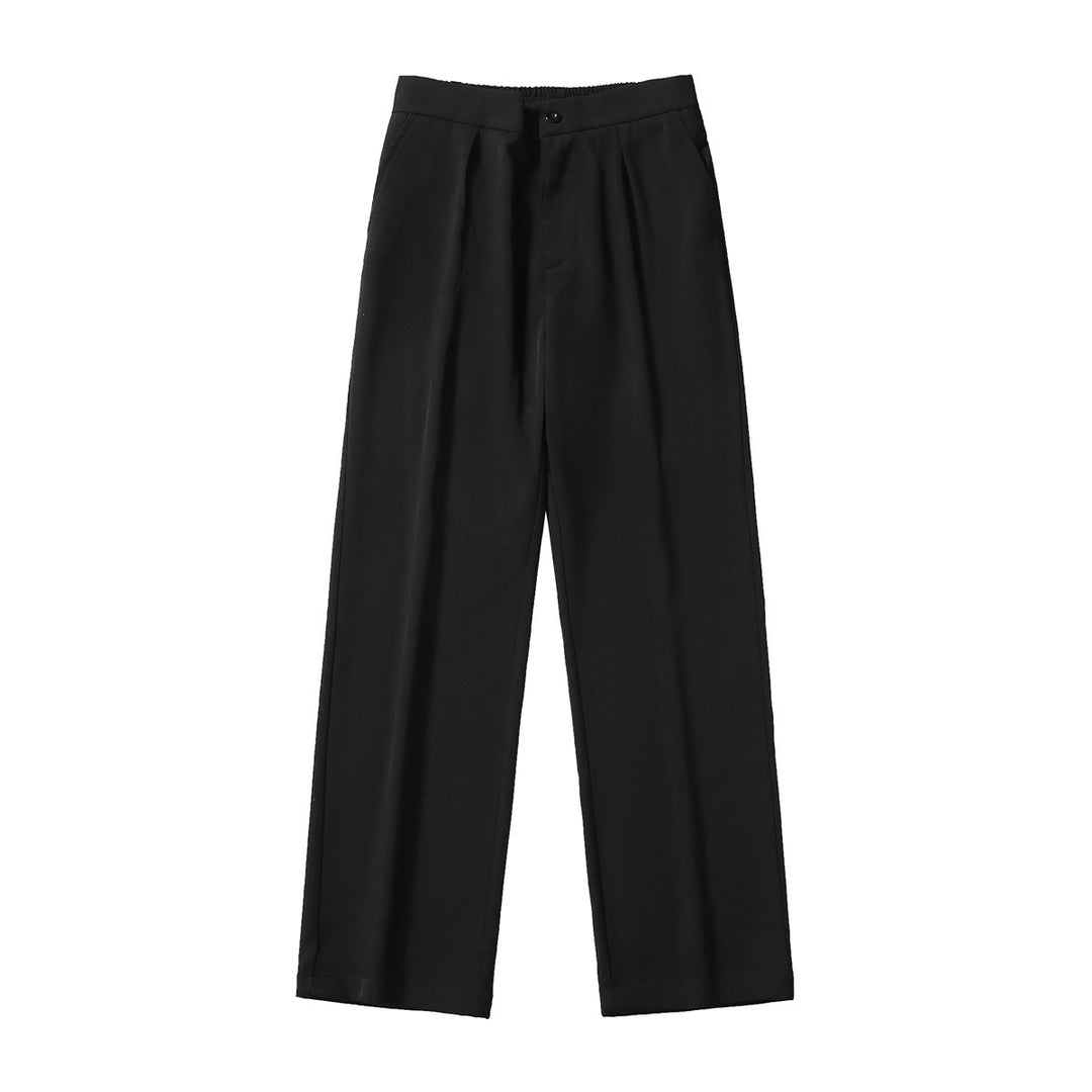 Herren Elegante weite Hose mit elastischem Bund und seitlichen Eingrifftaschen EB