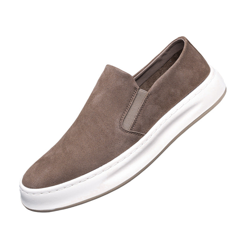 Damen Slip-On Sneakers aus hochwertigem Wildleder mit rutschfester Sohle und gepolsterter Innensohle EB