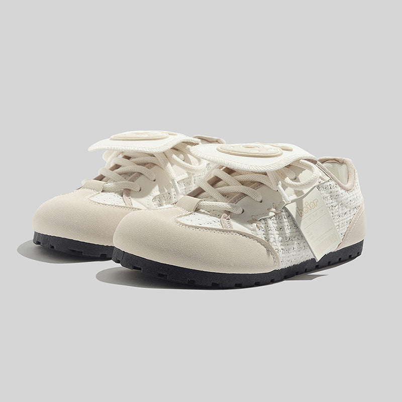 Damen Sportliche Sneaker mit atmungsaktiver Gewebestruktur und rutschfester Sohle EB