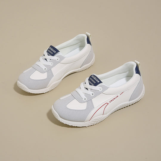 Damen sportliche Sneakers mit atmungsaktiver Mesh-Oberfläche und flexiblem Sohlenprofil EB