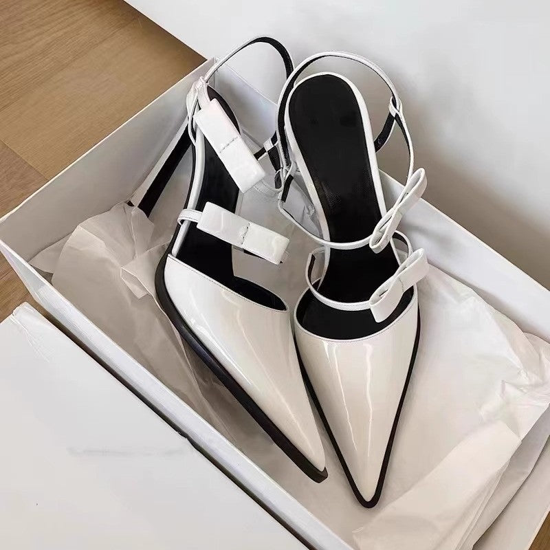Damen elegante spitze Slingback-Pumps EB