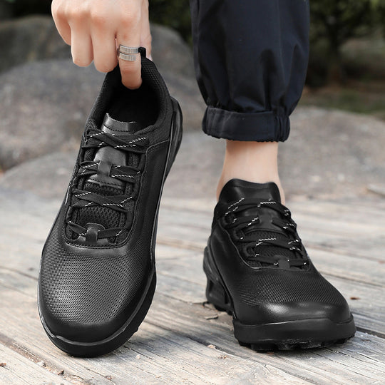 Herren Sportliche Wanderschuhe mit rutschfester Gummisohle und atmungsaktivem Obermaterial EB