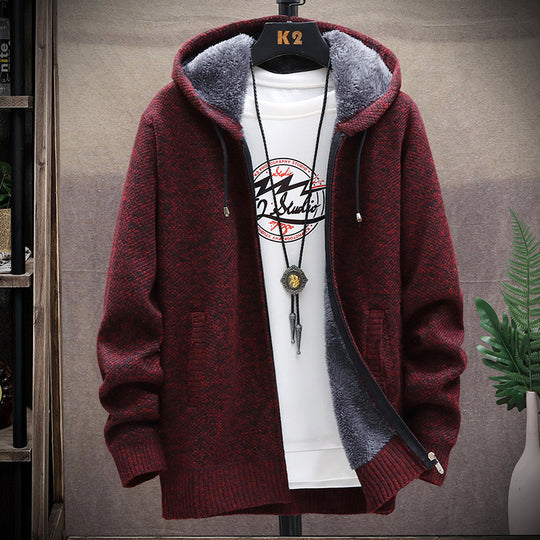 Herren bequeme und stylische Kapuzenjacke EB