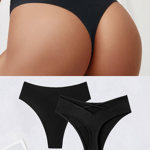 Damen Bikini-Höschen mit verstellbaren X-Trägern und elegantem Design EB