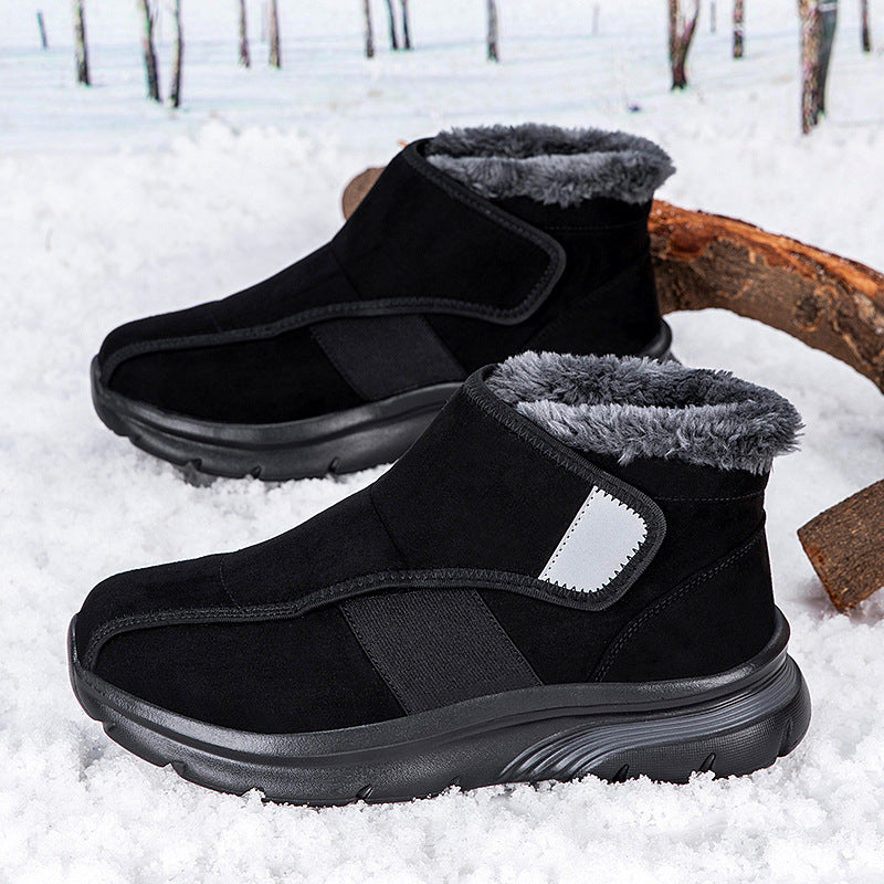 Damen isolierte Winterstiefel mit rutschfester Sohle und praktischer Klettverschlussfunktion EB