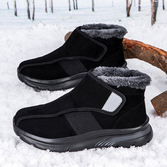 Damen isolierte Winterstiefel mit rutschfester Sohle und praktischer Klettverschlussfunktion EB