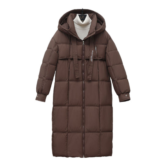 Damen Lange Daunenjacke EB