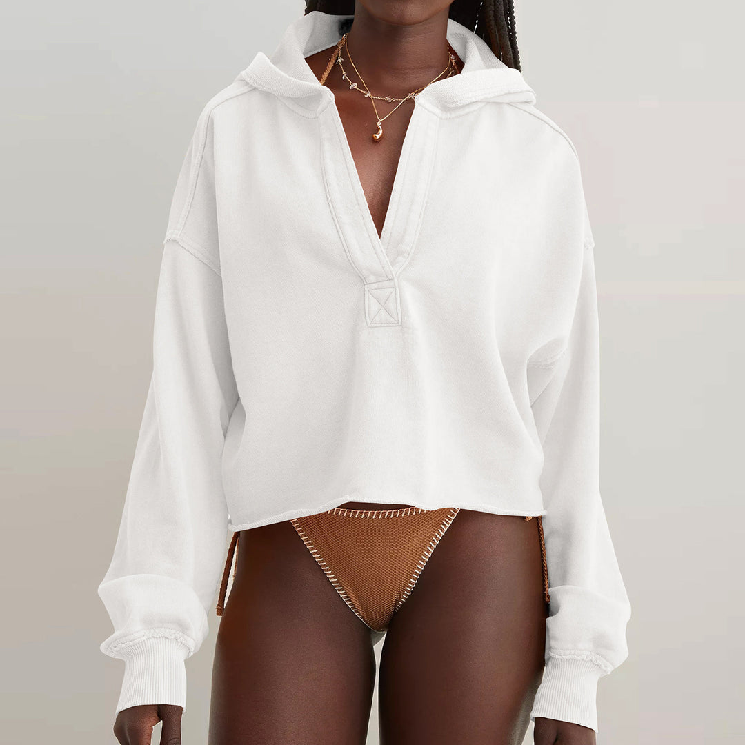 Damen Oversized Kapuzenpullover EB