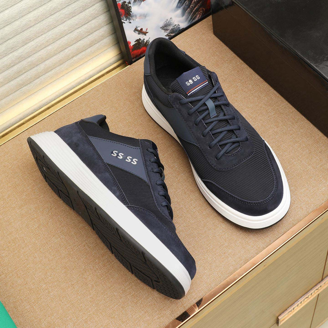 Damen Sportliche Sneakers mit atmungsaktivem Mesh-Obermaterial und dämpfender Sohle EB