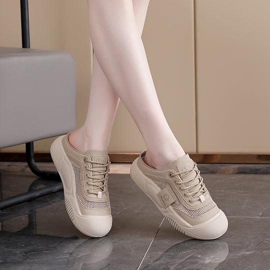 Damen atmungsaktive Freizeitsneaker mit flexiblem Mesh-Obermaterial EB