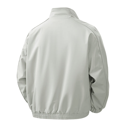 Herren leichter Übergangsblouson mit ergonomischen Schnittlinien, Stehkragen und verdecktem Reißverschluss EB