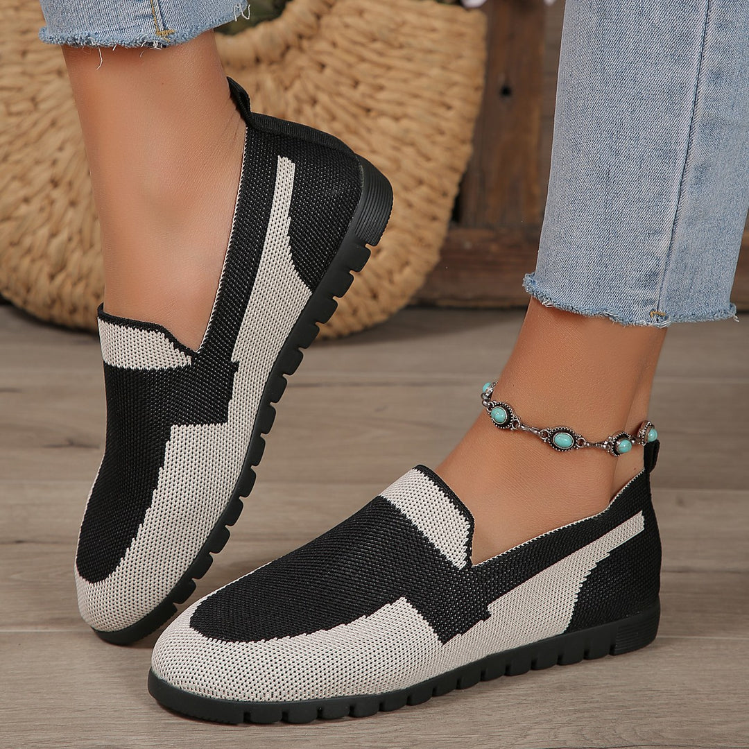 Damen atmungsaktive Ballerinas aus flexiblem Gewebe EB