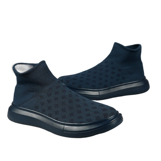 Damen Strick-Sneaker mit flexiblem Knöchelabschluss und atmungsaktiver Sohle EB
