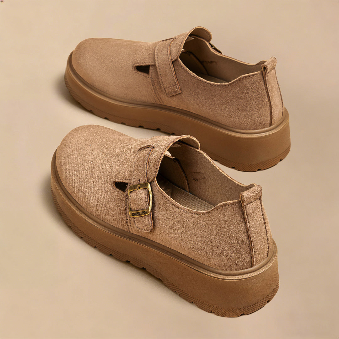 Damen Komfortable Clogs mit verstellbarem Riemen und rutschfester Sohle EB