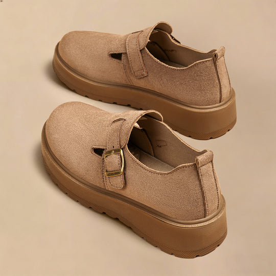 Damen Komfortable Clogs mit verstellbarem Riemen und rutschfester Sohle EB
