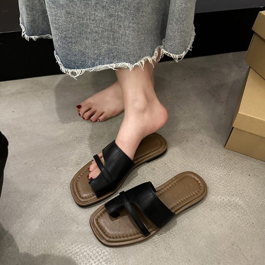 Damen Sandalen mit komfortablem Fußbett und modernem Riemendesign EB