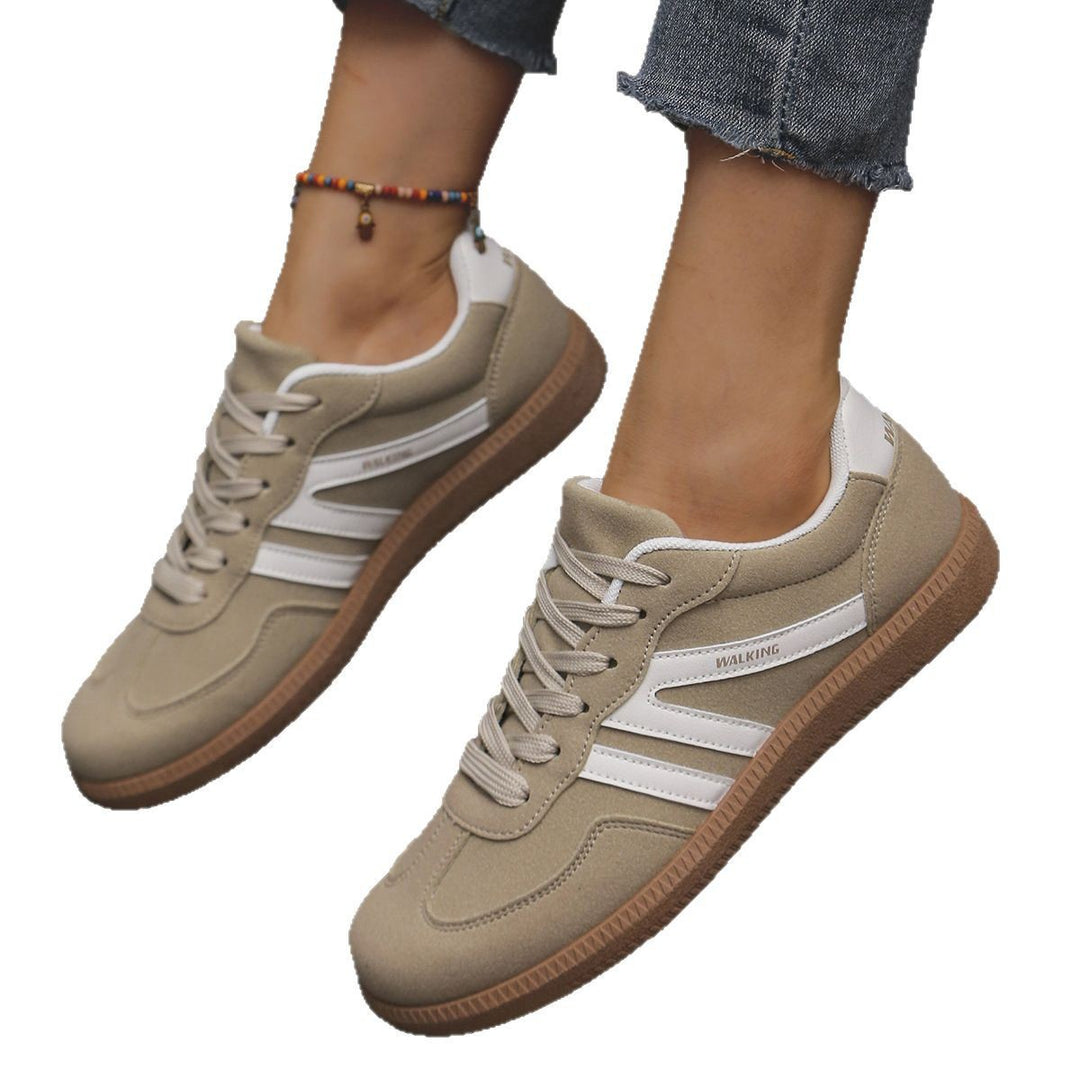 Damen Retro-Sneaker mit Gummisohle, leichtem Textilfutter und Komfortfußbett EB
