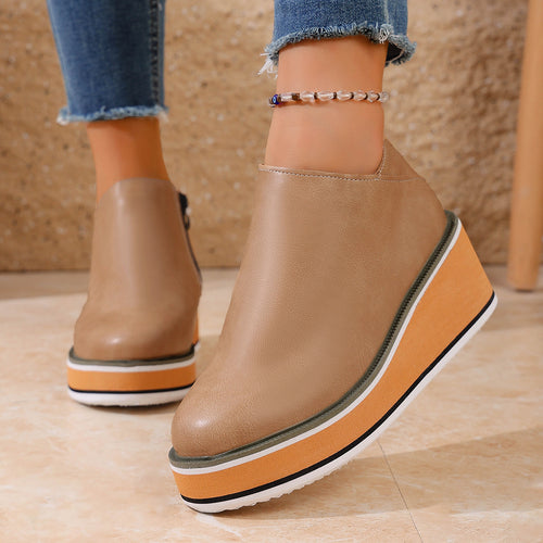 Damen Wedge-Sandaletten mit elegantem Absatz und rutschfester Sohle EB