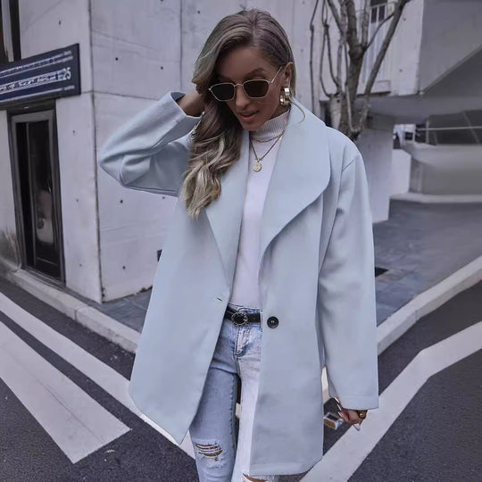 Damen Elegante Oversized Jacke EB