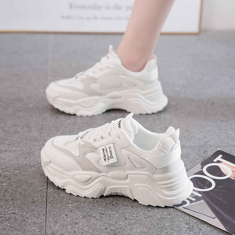 Damen Sportliche Chunky Sneakers mit dämpfendem Komfort und atmungsaktiver Obermaterialstruktur EB