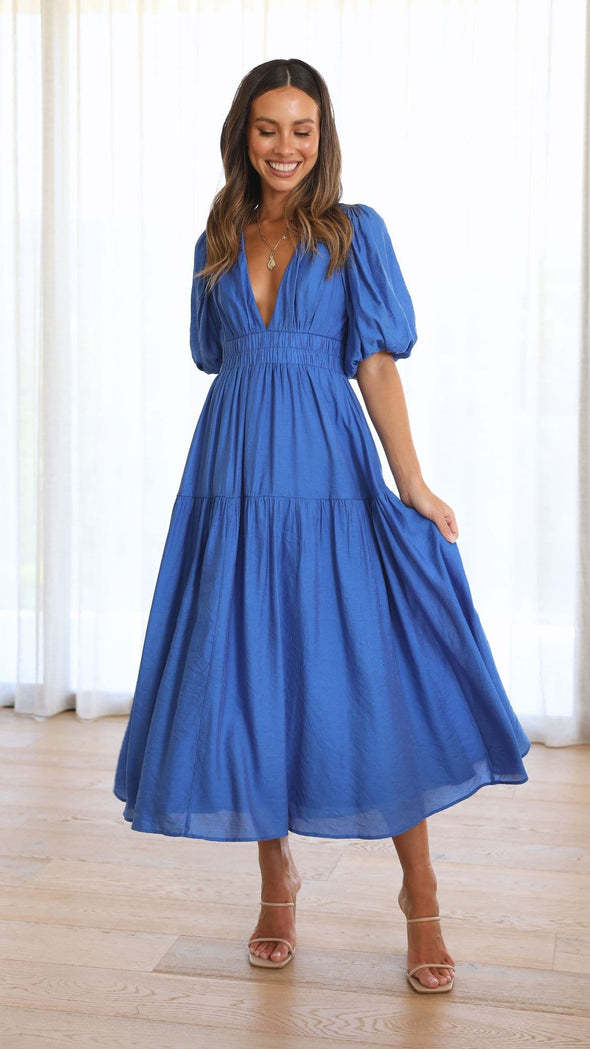 EB | Taillierter Midikleid