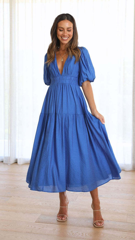 EB | Taillierter Midikleid