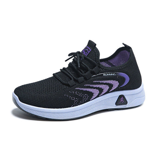 Damen atmungsaktive Laufschuhe mit flexibler Sohle und innovativem Obermaterial EB