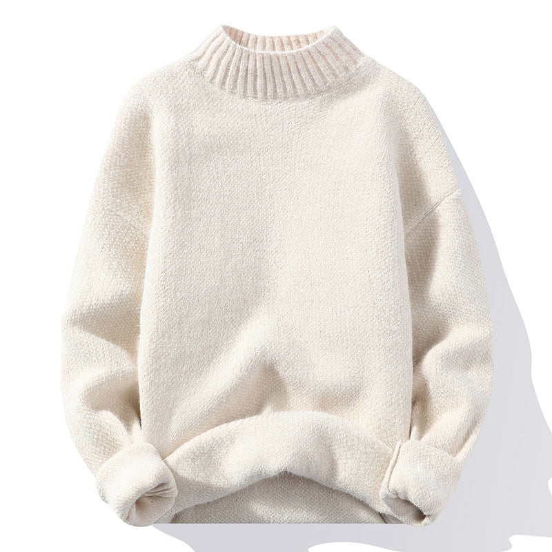 Damen Hochabschließend Pullover mit strukturierter Oberfläche EB