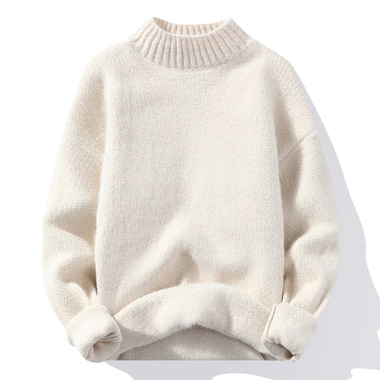 Damen Hochabschließend Pullover mit strukturierter Oberfläche EB