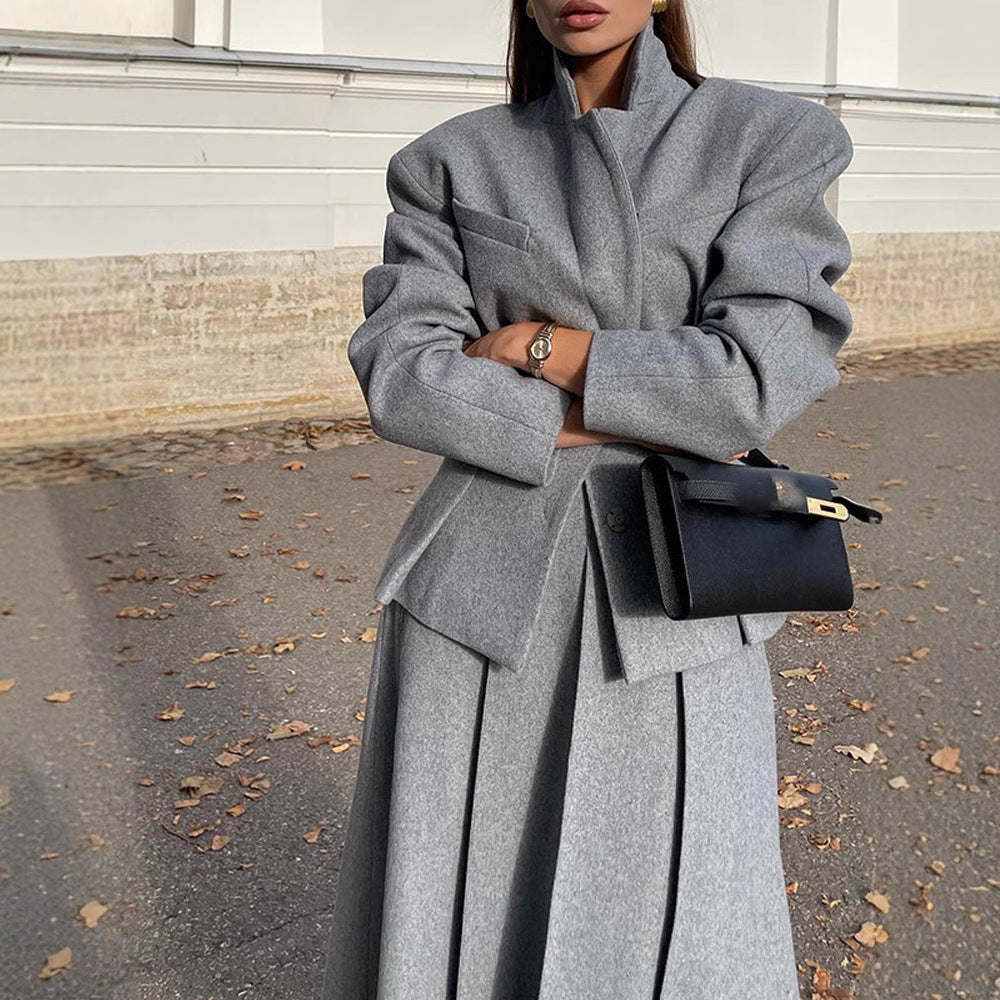 Damen Oversize Wollblazer im modernen Schnitt EB