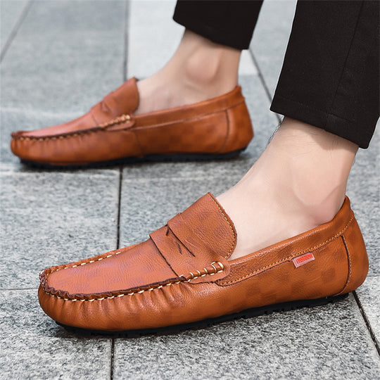 Herren Modische Mokassins mit handgenähtem Finish EB