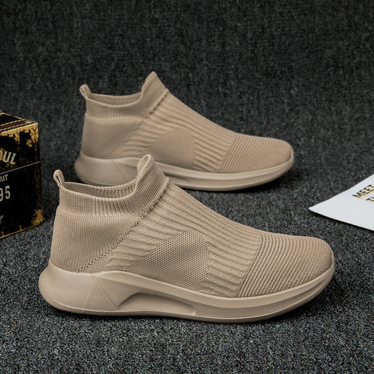 Damen Komfortable Stricksneaker mit rutschfester Sohle EB