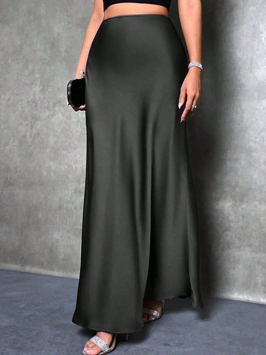 Damen Maxirock mit fließendem Schnitt und elegantem Fall EB