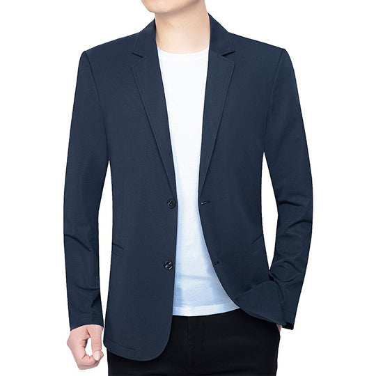 Herren Blazer schlanker Schnitt Business-Casual mit atmungsaktivem Meshfutter und Stretch EB