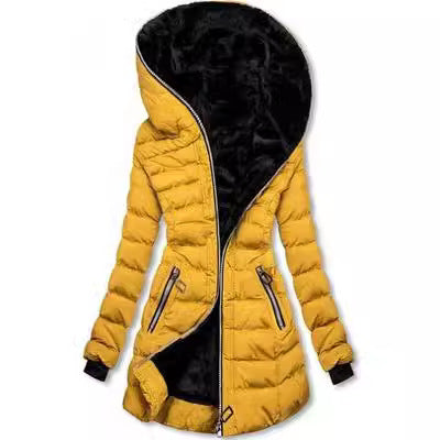 Damen Kapuzenjacke mit warmem Innenfutter EB