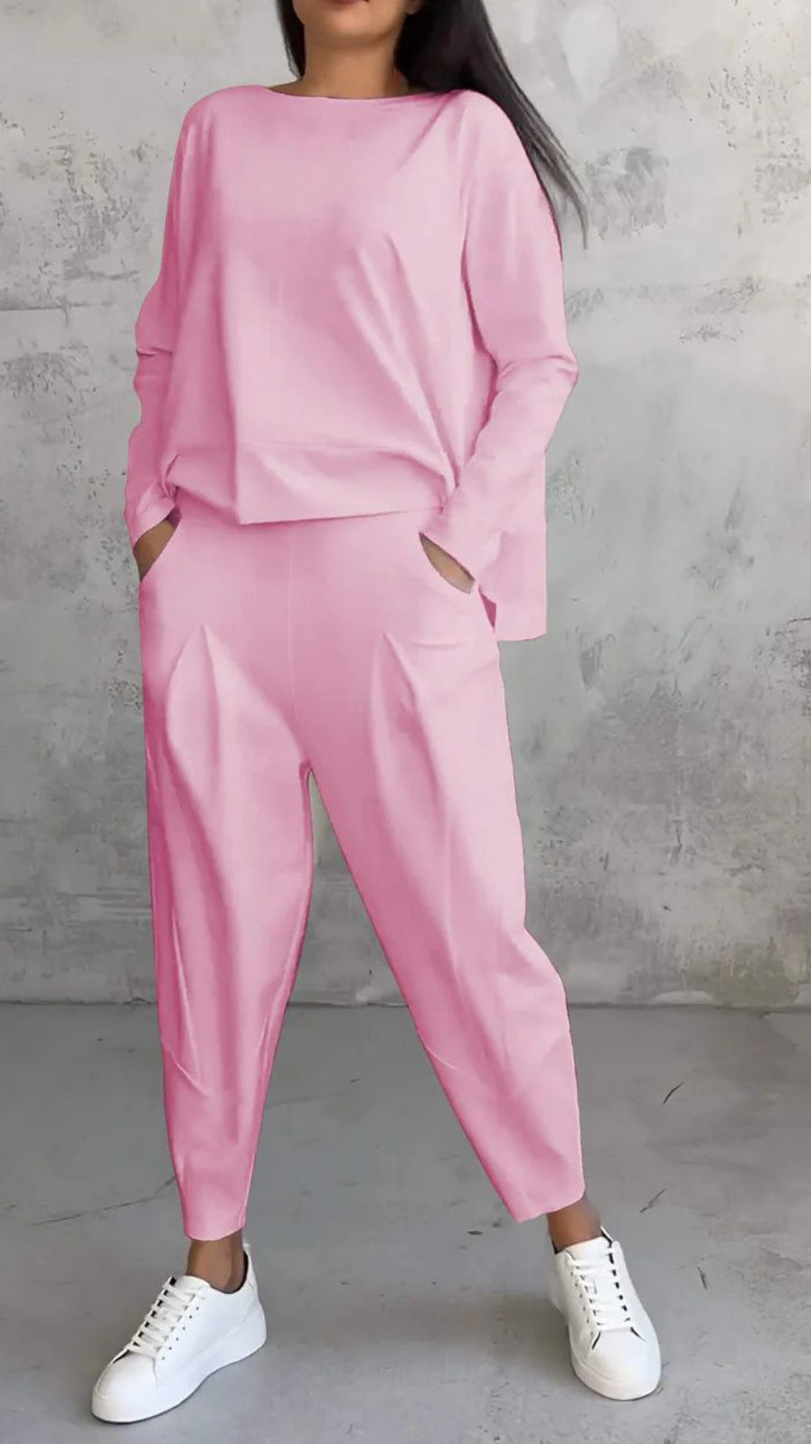 Damen Stilvolles und bequemes Lounge-Set mit weitem Schnitt EB
