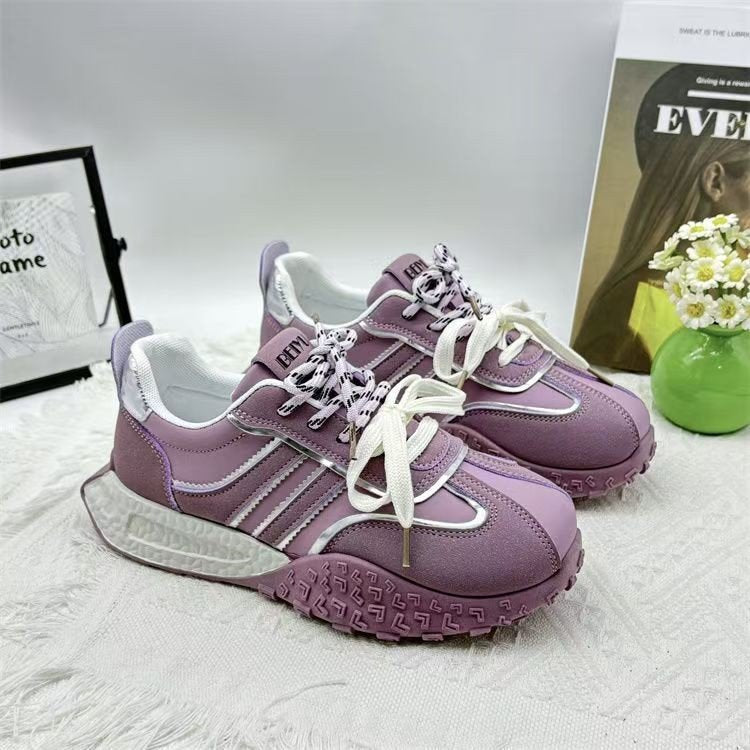 Damen Stylish Sportschuhe mit atmungsaktivem Obermaterial und dämpfender Sohle EB