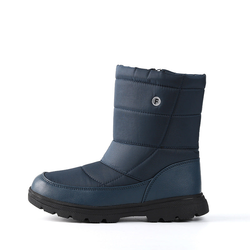 Damen isolierte Winterstiefel mit rutschfester Sohle und praktischem Schnellverschluss EB