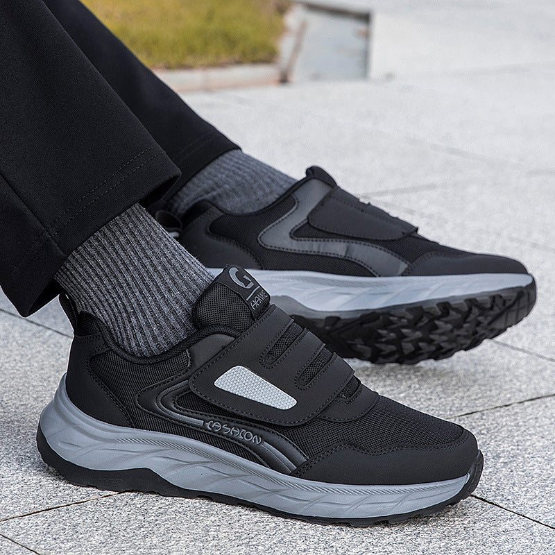 Damen Sportliche Sneakers mit praktischem Klettverschluss und atmungsaktiver Mesh-Oberfläche EB