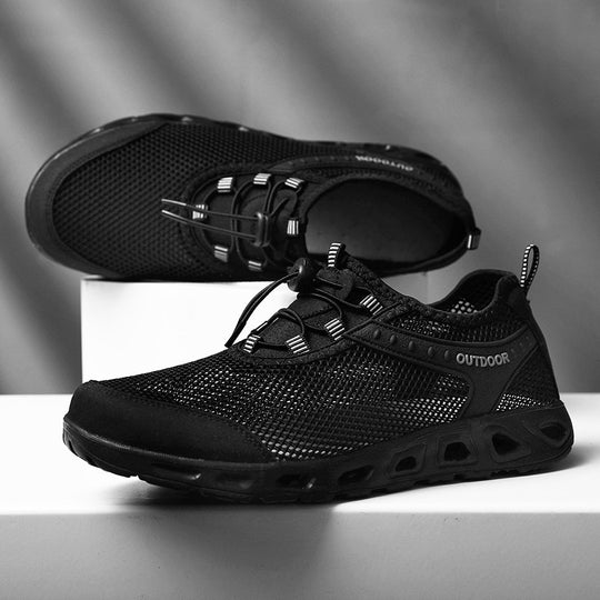 Damen Outdoor-Sneaker mit atmungsaktivem Mesh und rutschfester Sohle EB