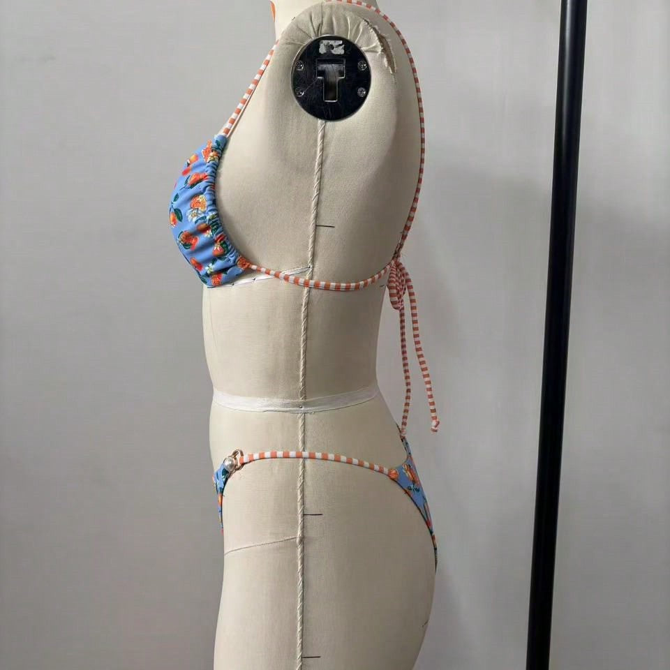 Damen Bikini mit verspieltem Obstmotiv EB