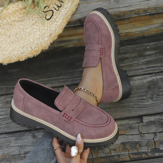 Damen Mokassins mit robustem Profil und trendigem Design EB