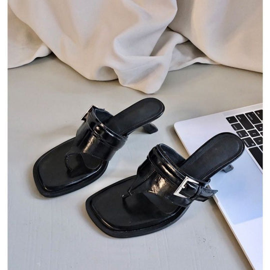 Damen elegante Plateau-Sandalen mit modischen Riemchen EB