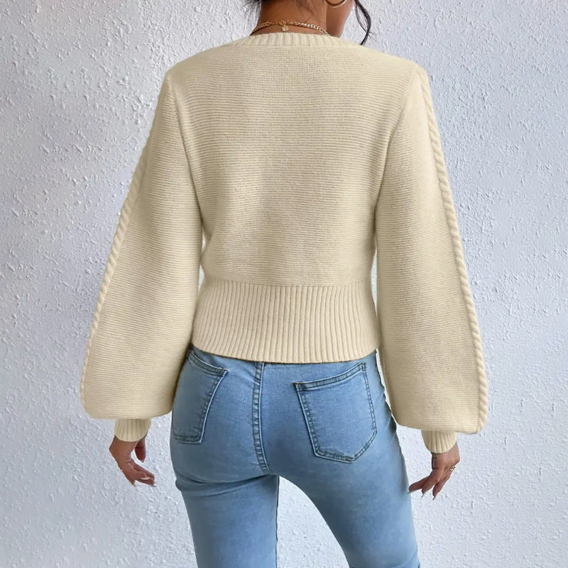 Damen Pullover mit eleganter Schnittführung und strukturiertem Design EB