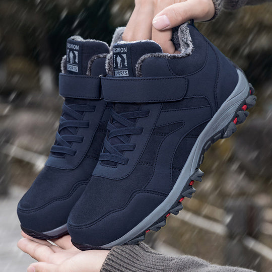 Damen isolierte Wanderschuhe mit rutschfester Sohle und praktischer Klettverschlusslösung EB