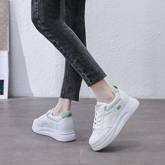Damen komfortable High-Top Sneakers mit dämpfender Sohle und weichem Innenfutter EB