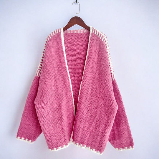 EB | Elegante Strickjacke Im Overgröße Stil