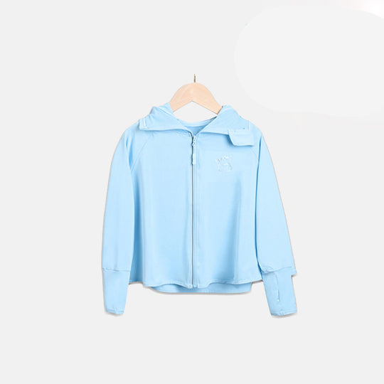 Damen atmungsaktive UV-Schutzjacke mit hohem Kragen EB